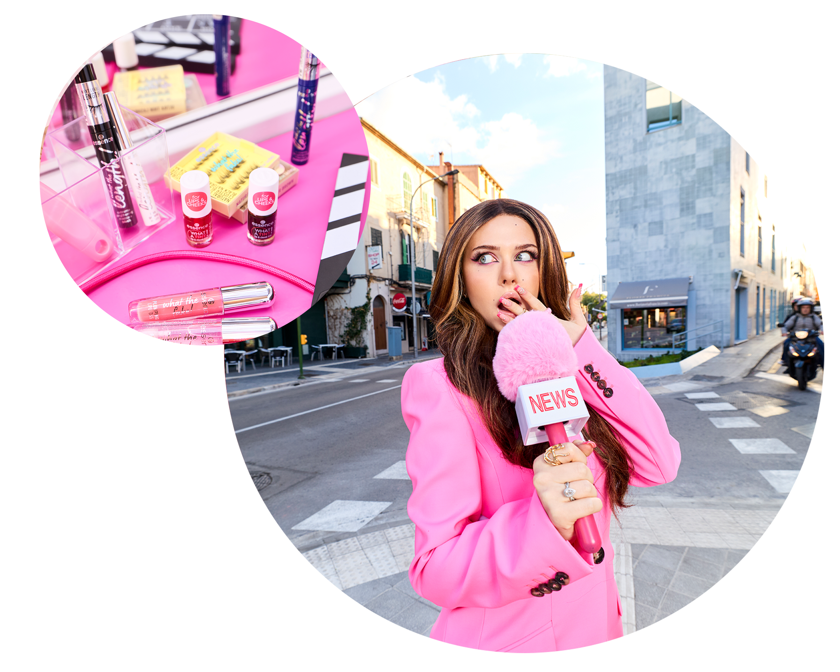 essence produkt lyfter fram What the Fun Collage