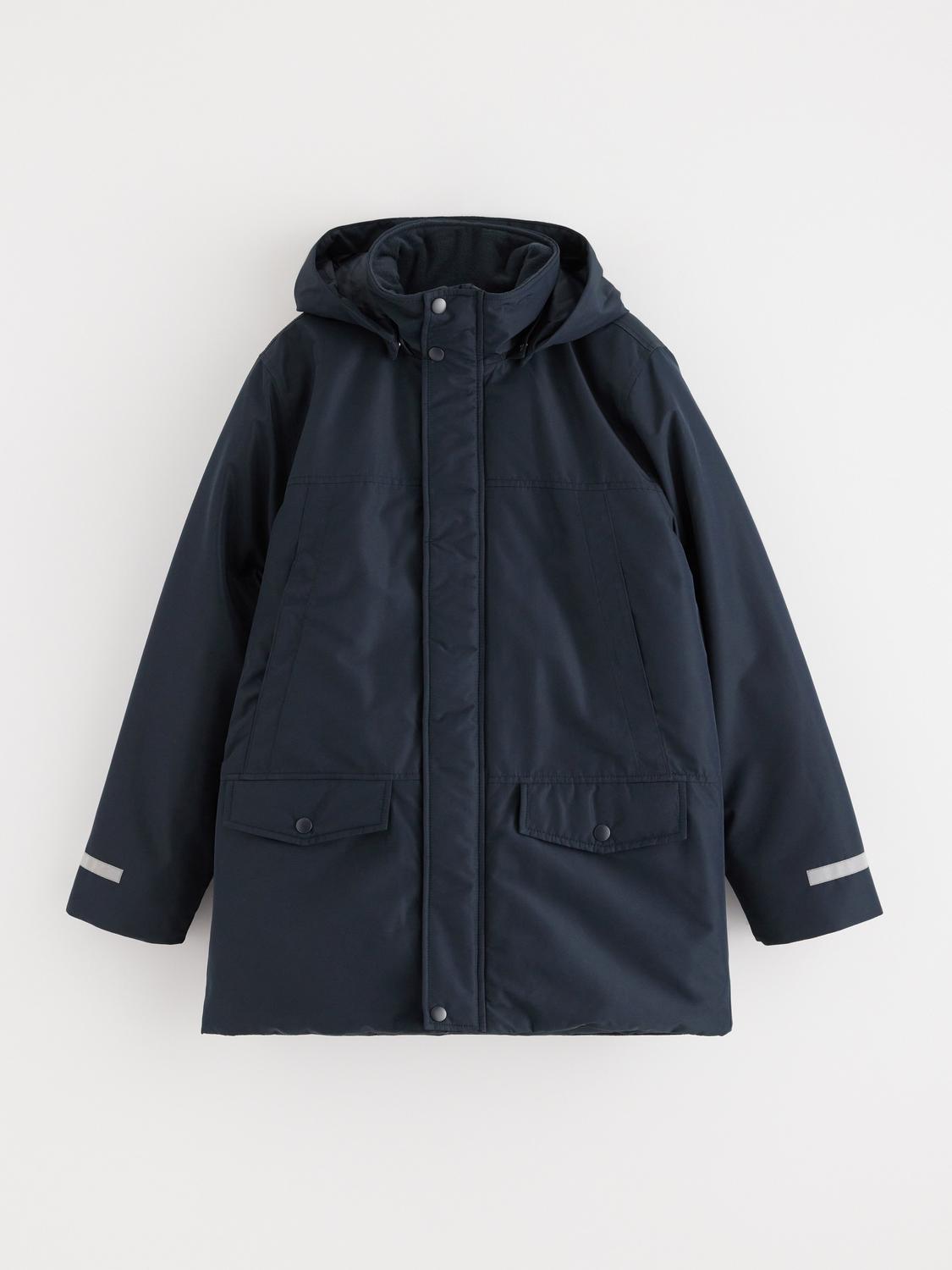 Vattentät vadderad parkas