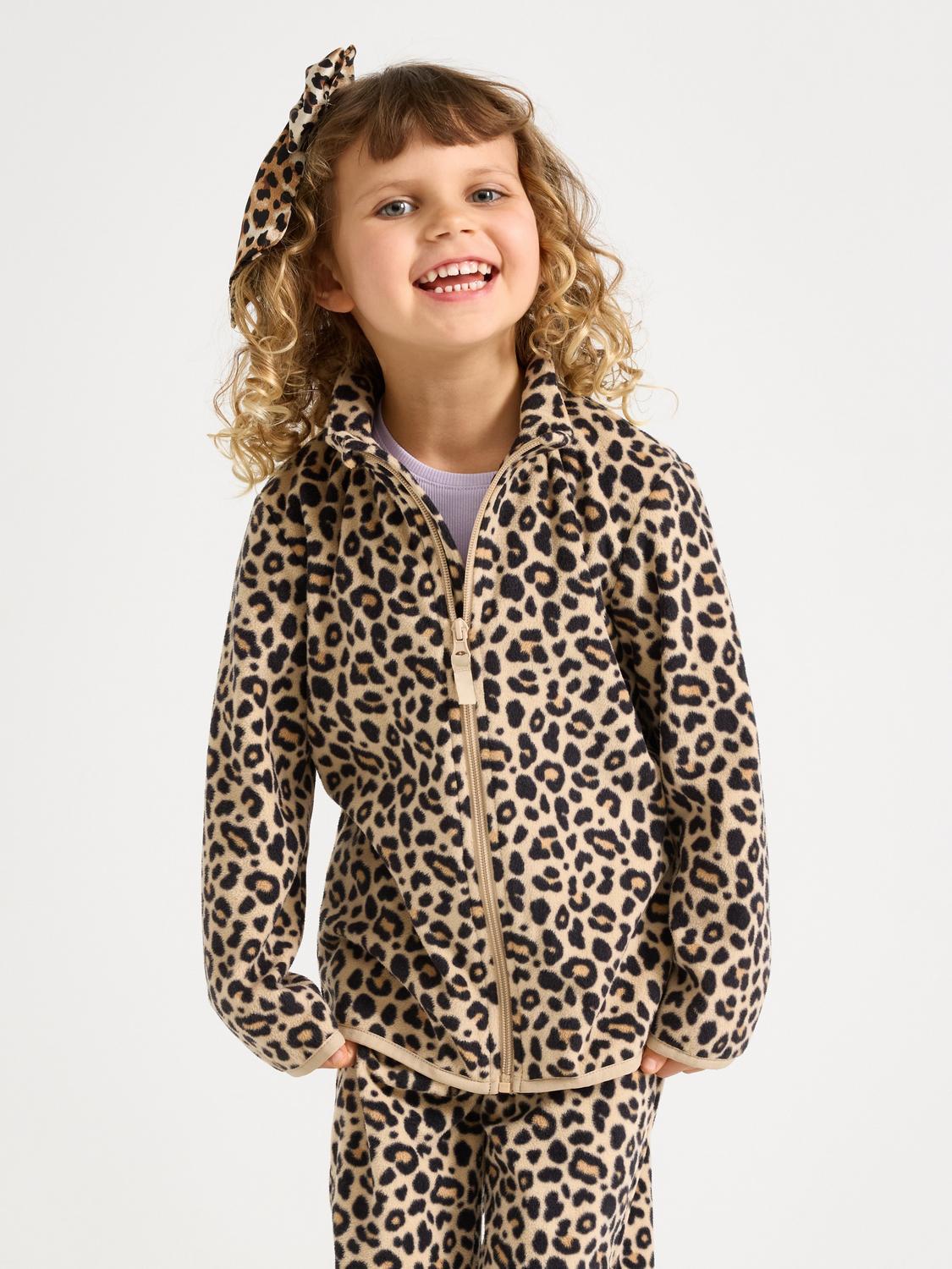 Jacka i microfleece
