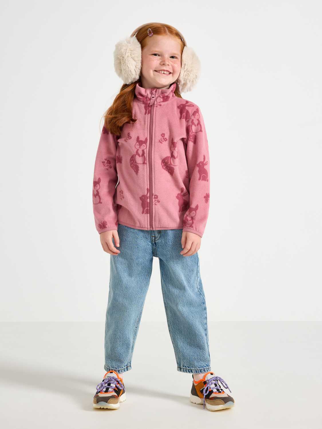 Jacka i microfleece