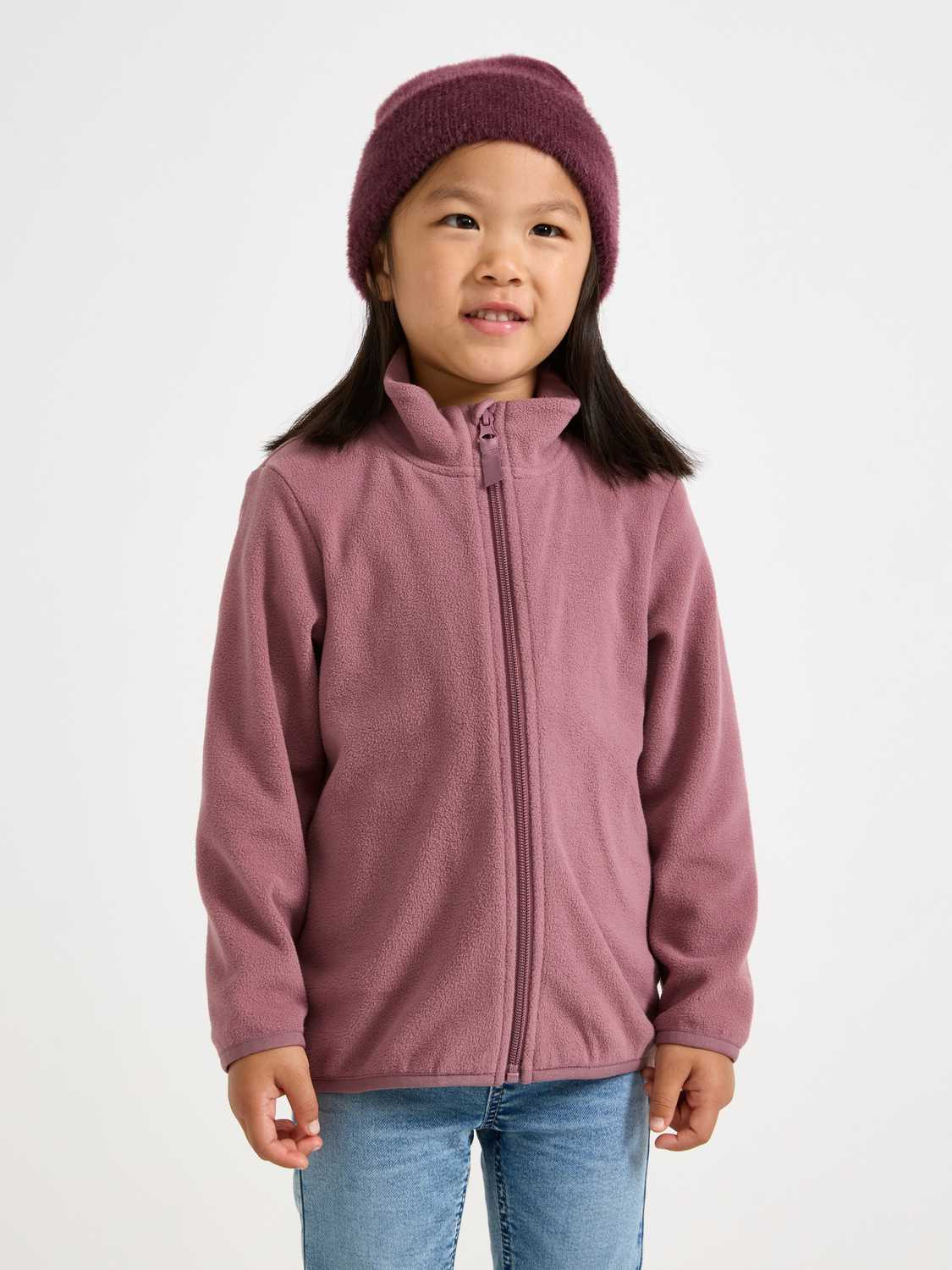 Jacka i microfleece