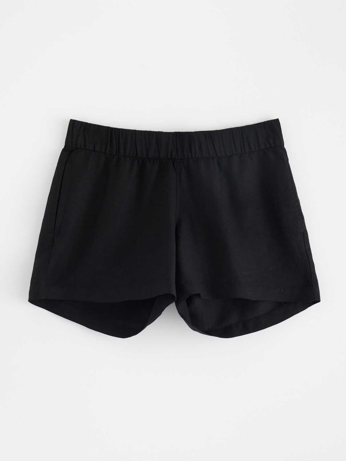 MOM shorts i linneblandning