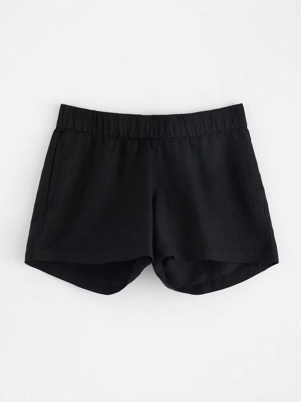MOM shorts i linneblandning