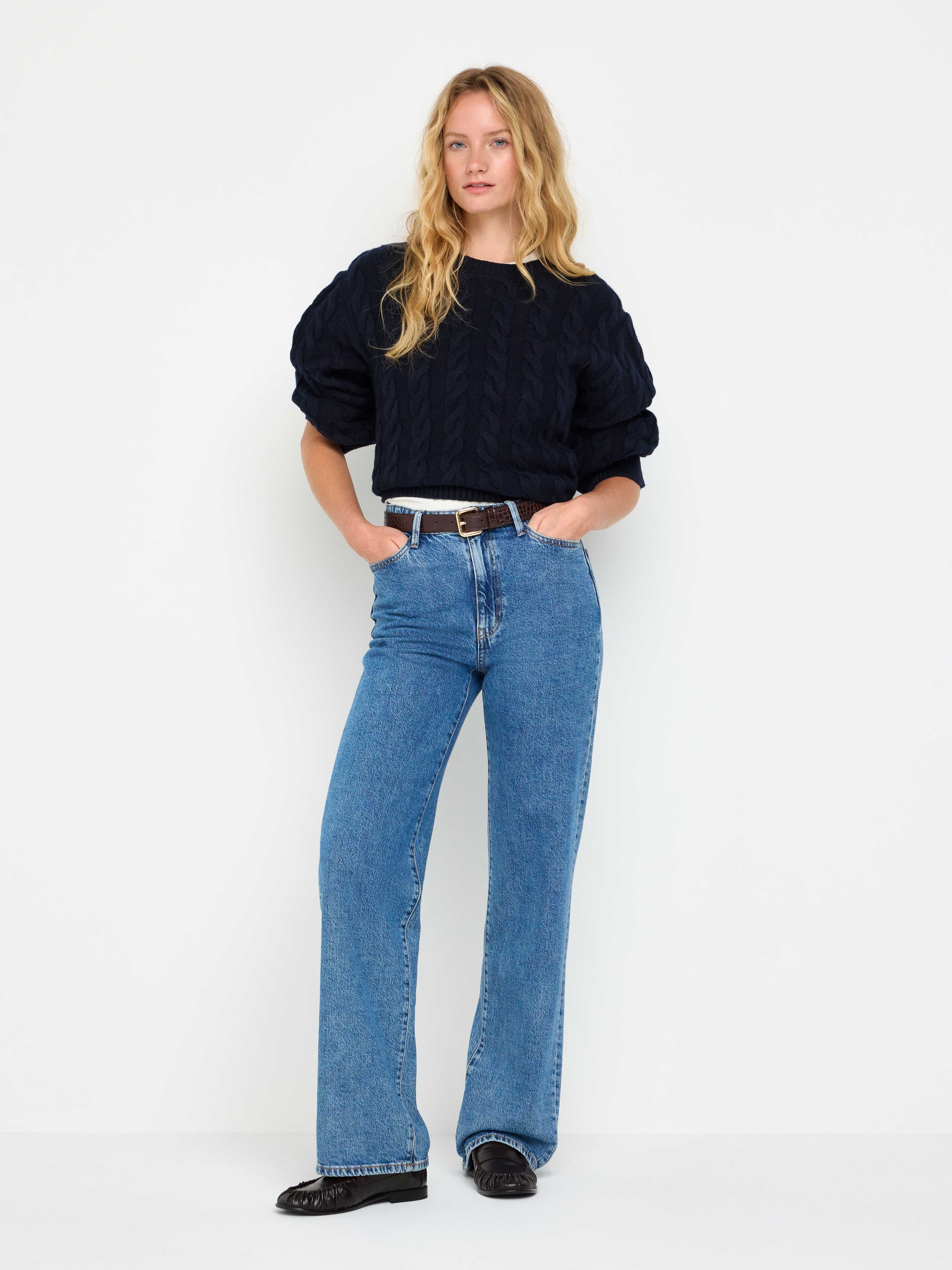 WIDE Hanna jeans med lätt stretch