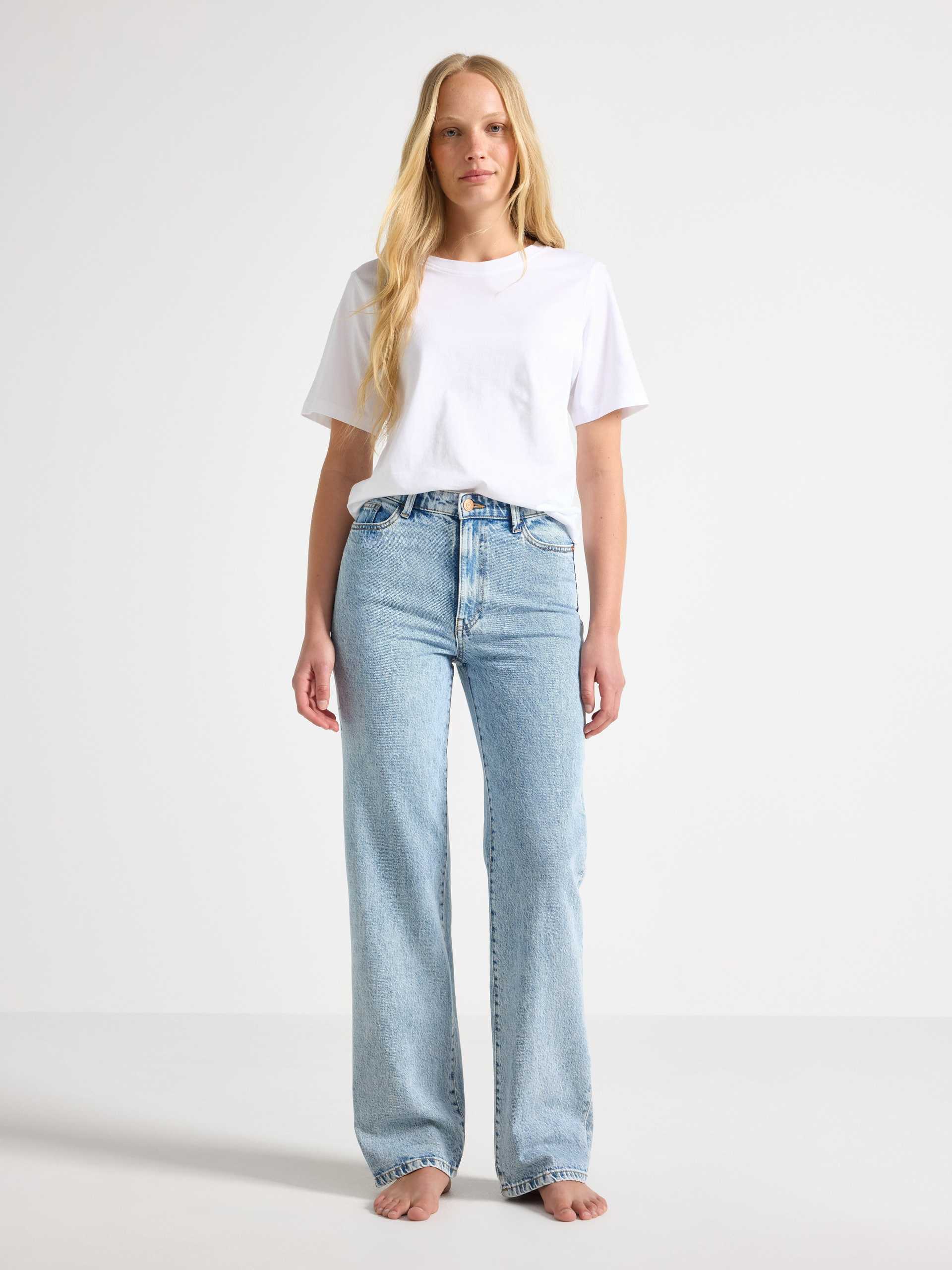 Lindex WIDE Hanna jeans med lätt stretch dam