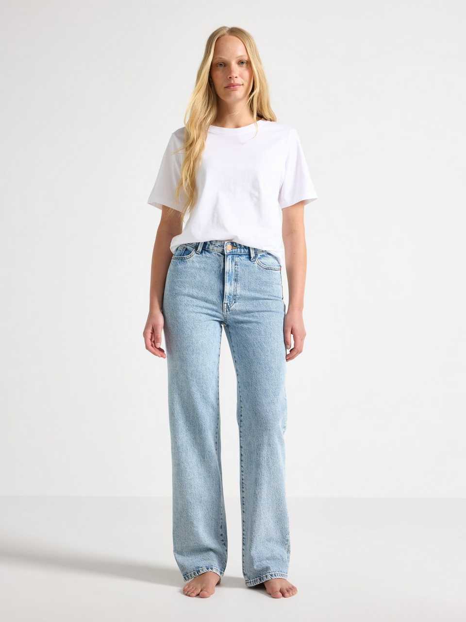 WIDE Hanna jeans med lätt stretch