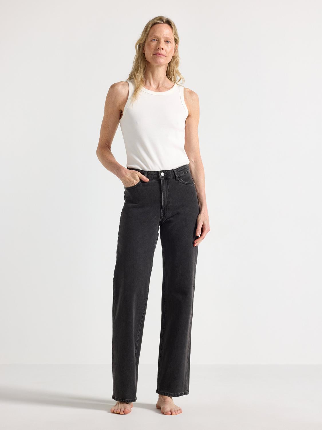 WIDE Hanna jeans med lätt stretch