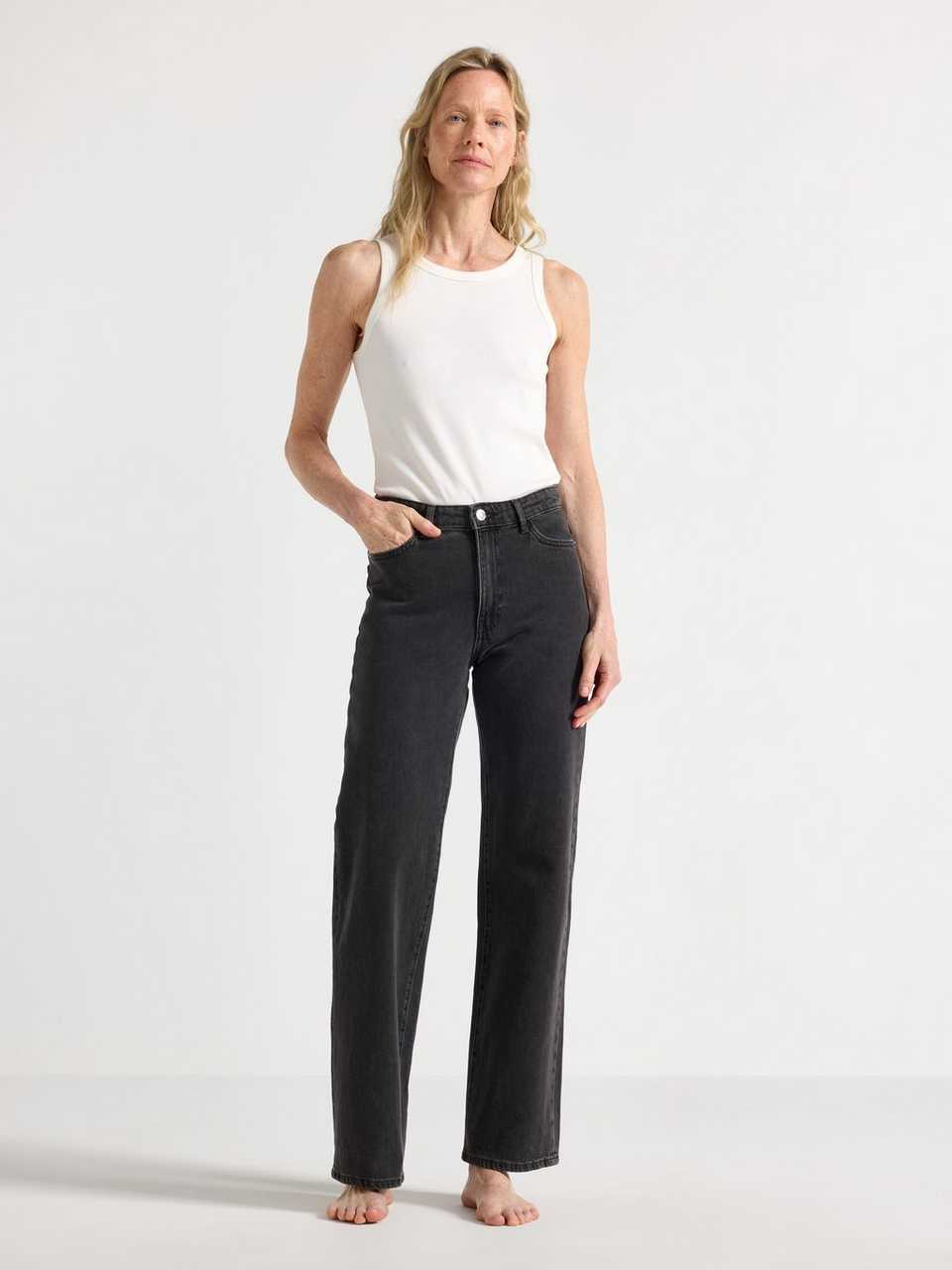 WIDE Hanna jeans med lätt stretch