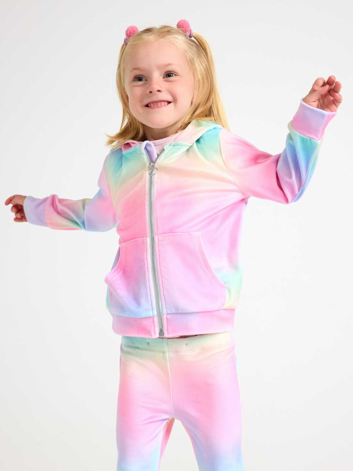 Hoodie i velour