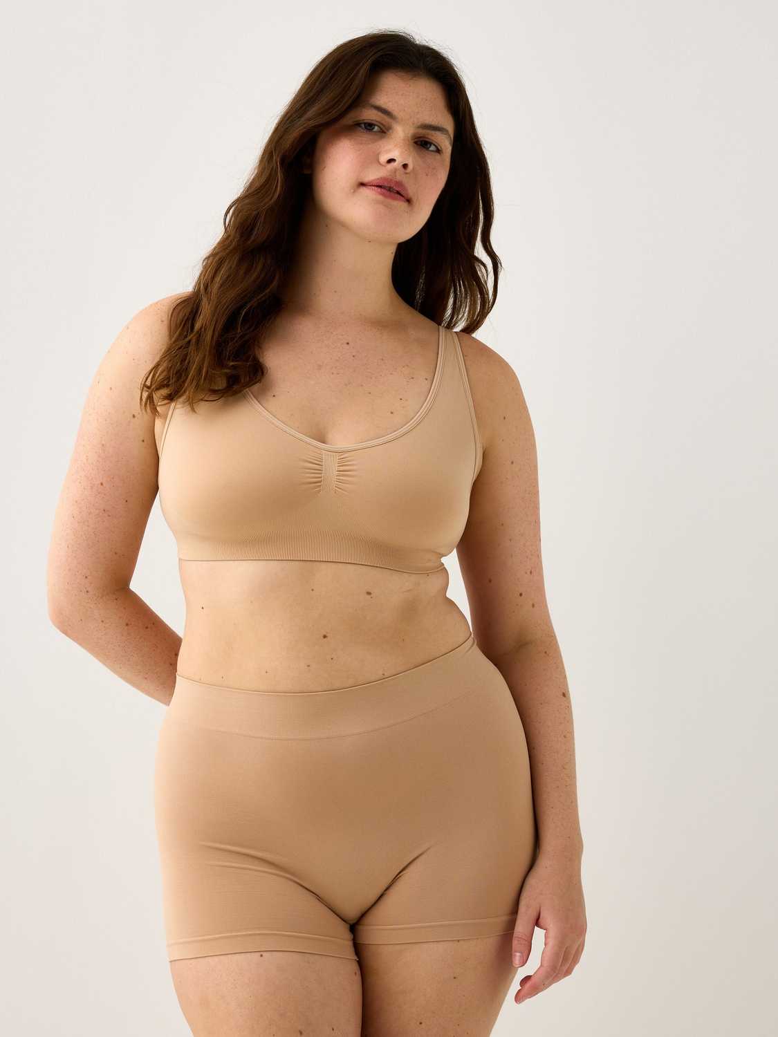 Seamless boxertrosor med hög midja