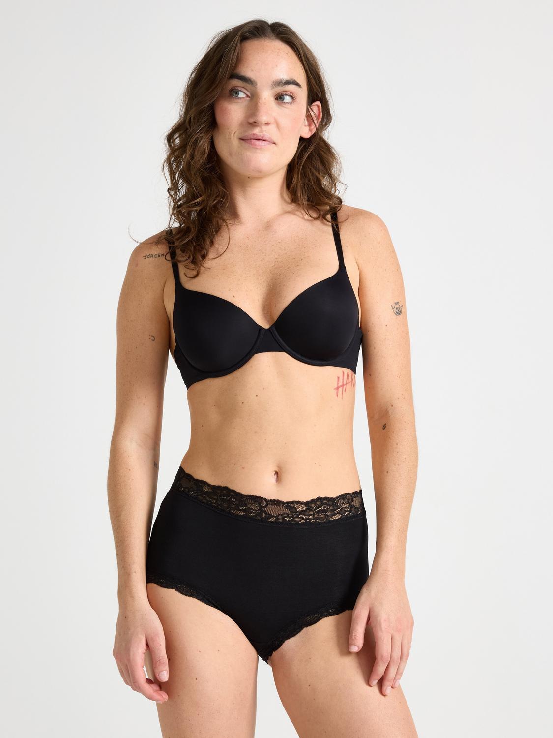 3-pack trosor med hög midja