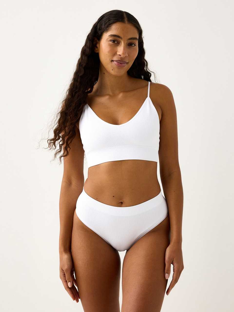 Brazilian high ribbad seamless-trosa