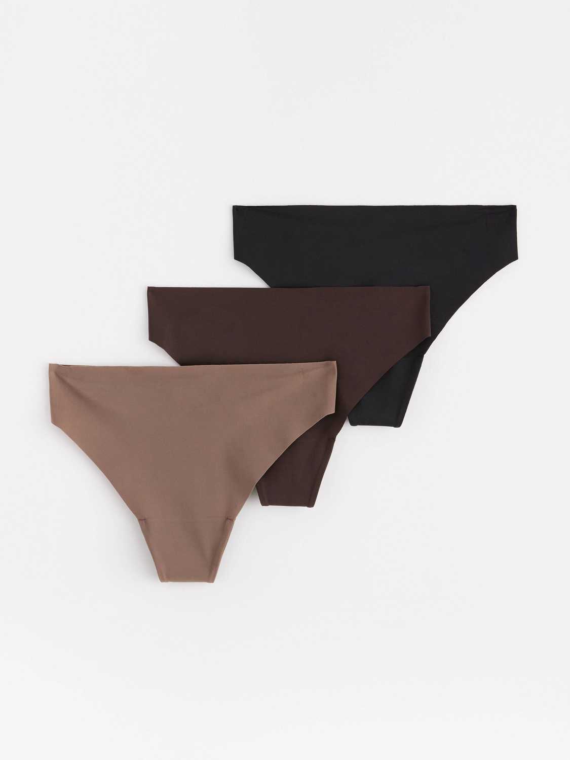 3-pack high waist sporttrosor string