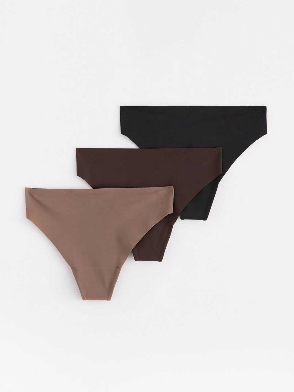 3-pack high waist sporttrosor string