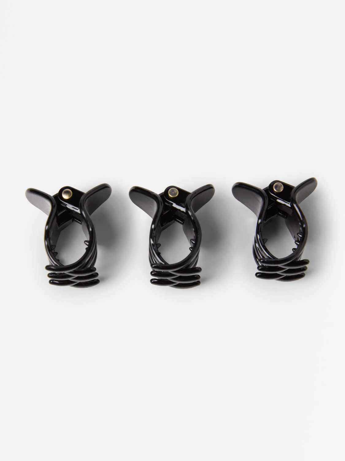 3-pack hårklämma