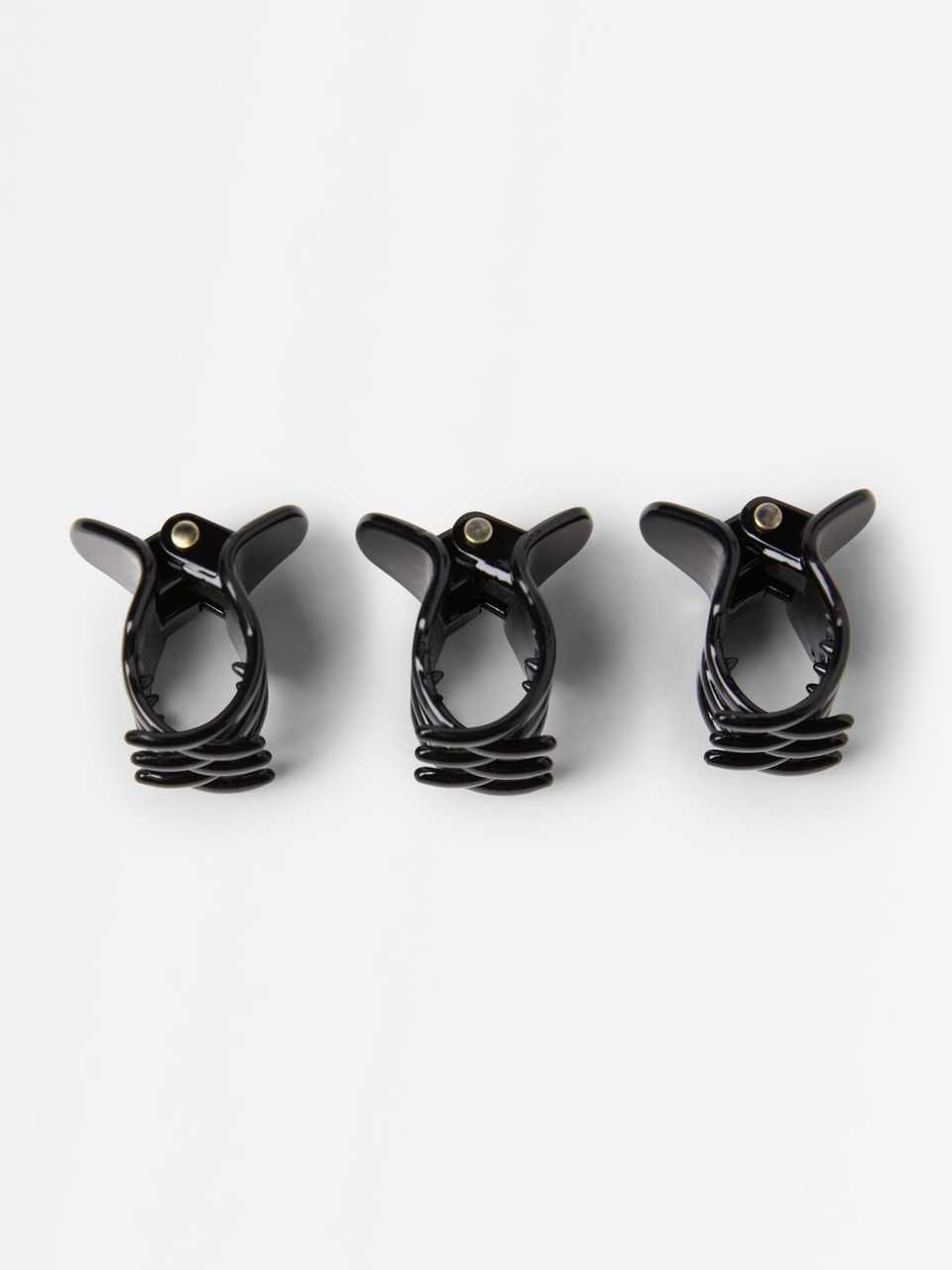 3-pack hårklämma