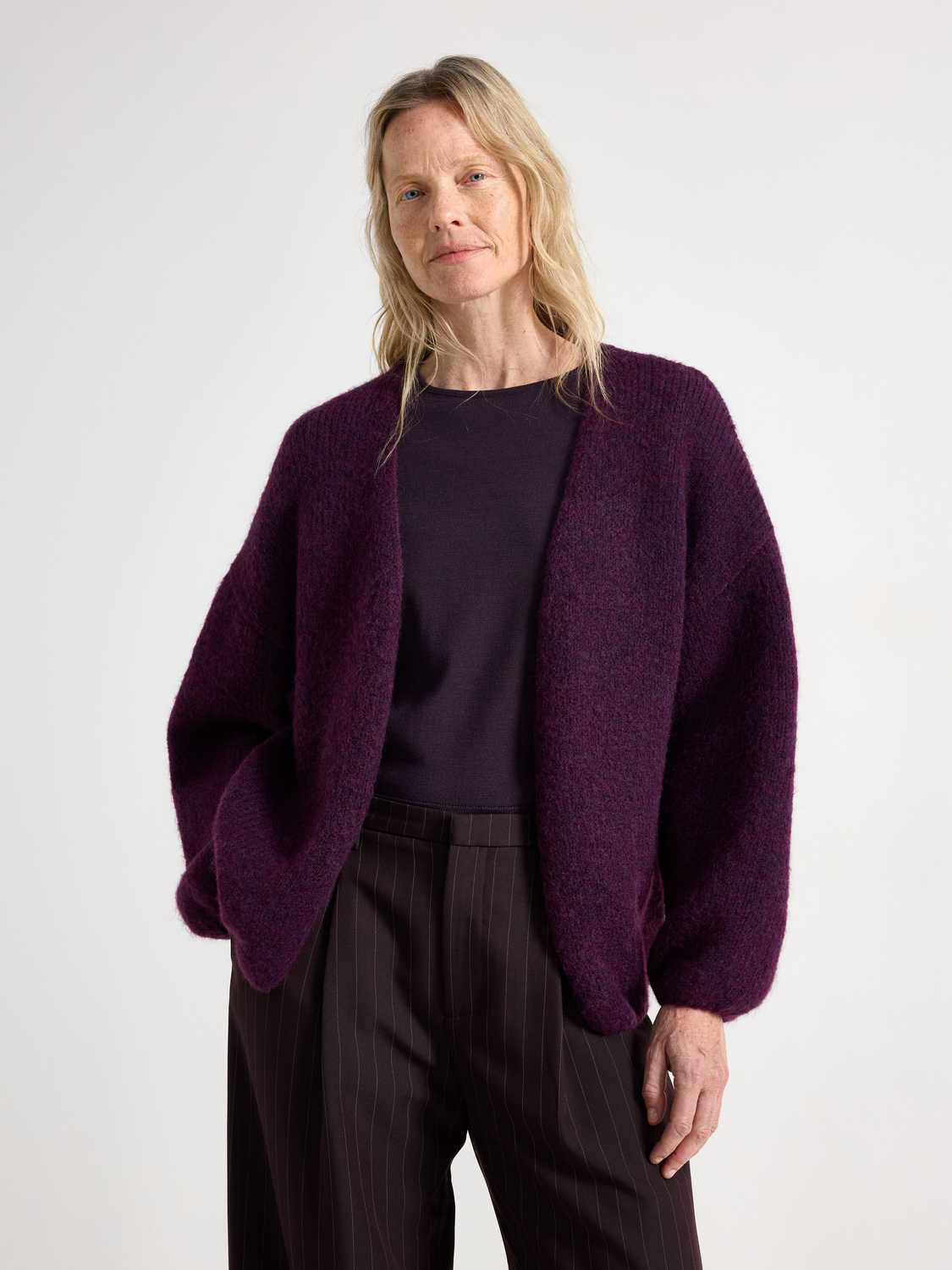 Stickad cardigan
