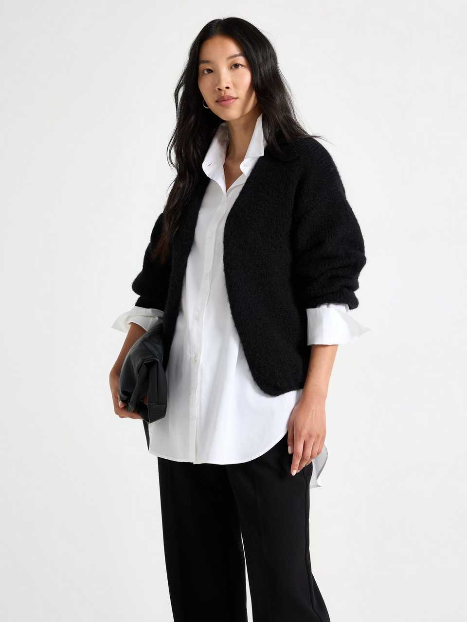 Stickad cardigan