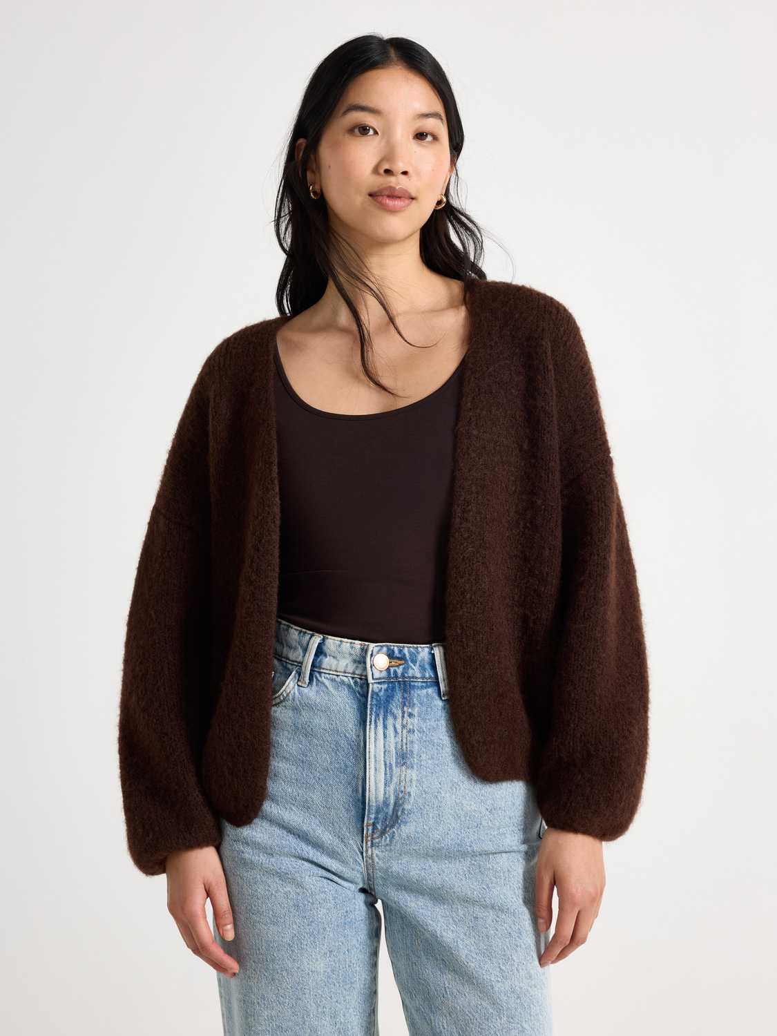Stickad cardigan