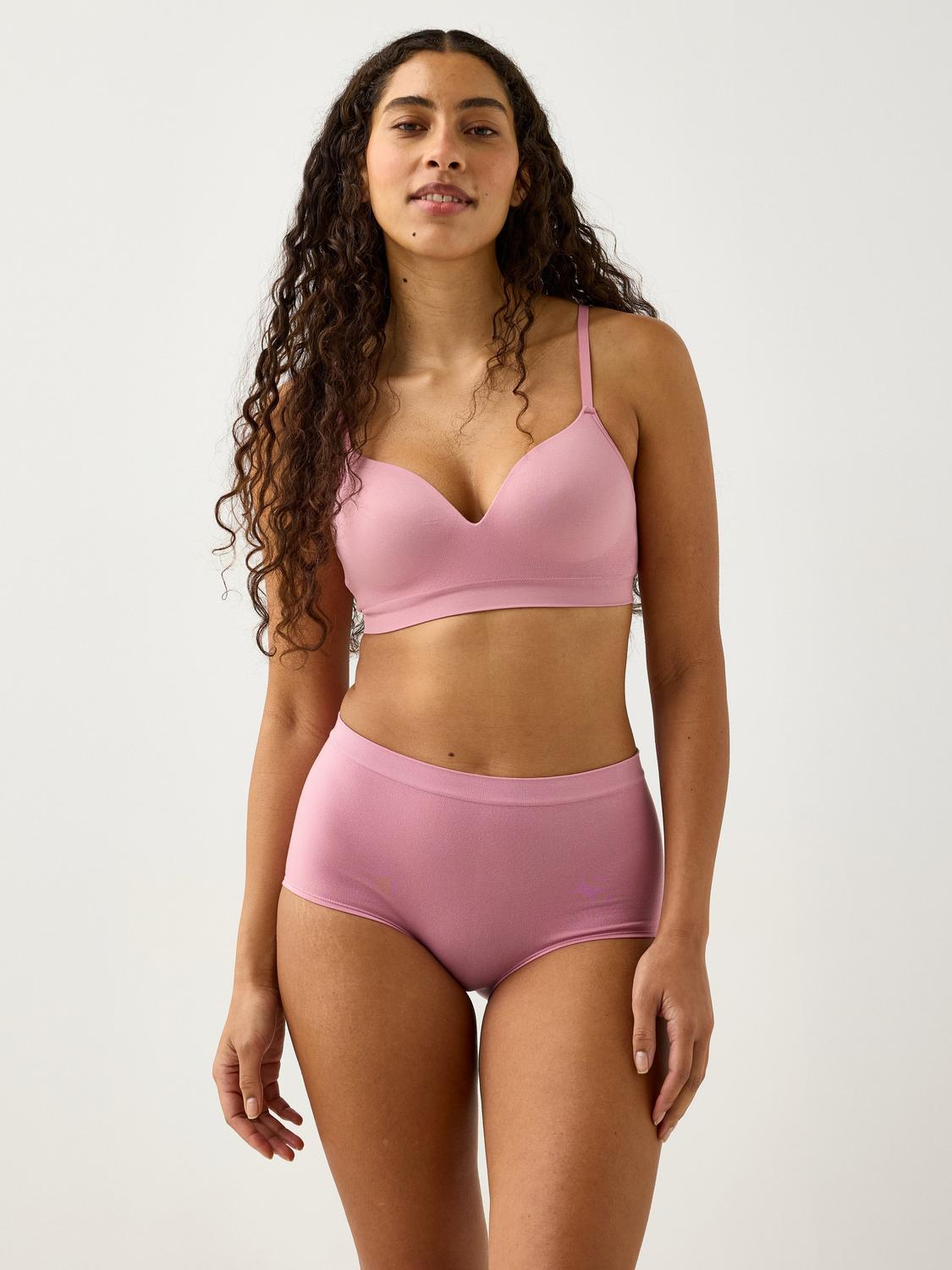 3-pack seamless trosor med hög midja