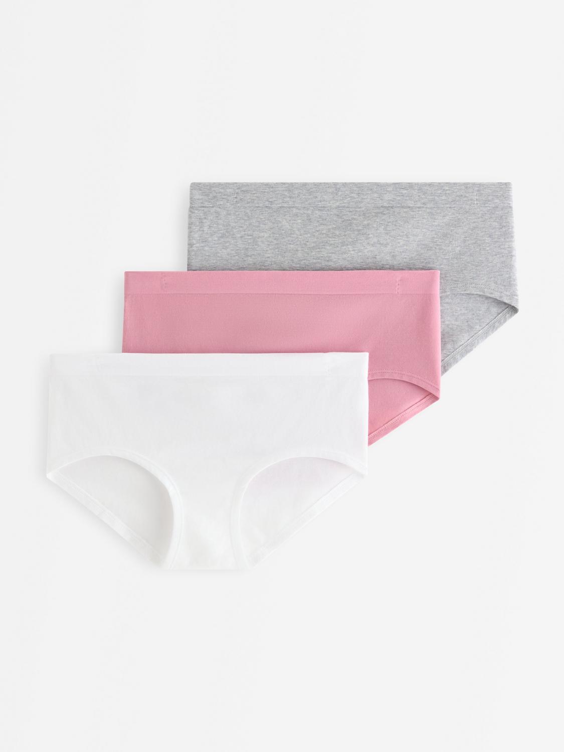 3-pack seamless trosor med normalhög midja