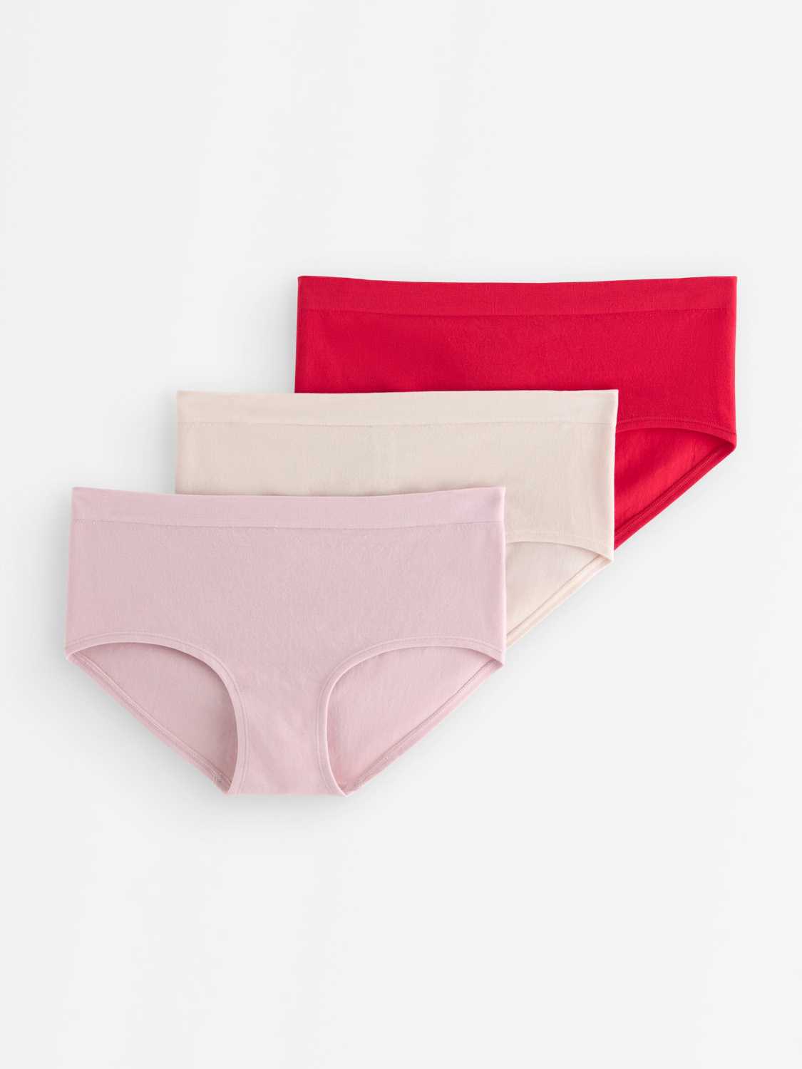 3-pack seamless trosor med normalhög midja