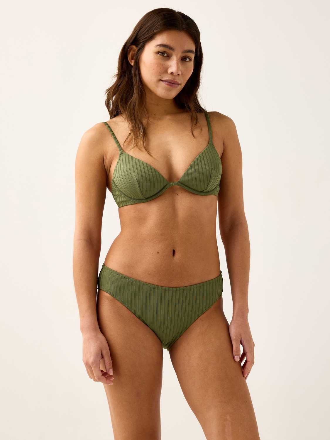 Ribbad bikiniunderdel