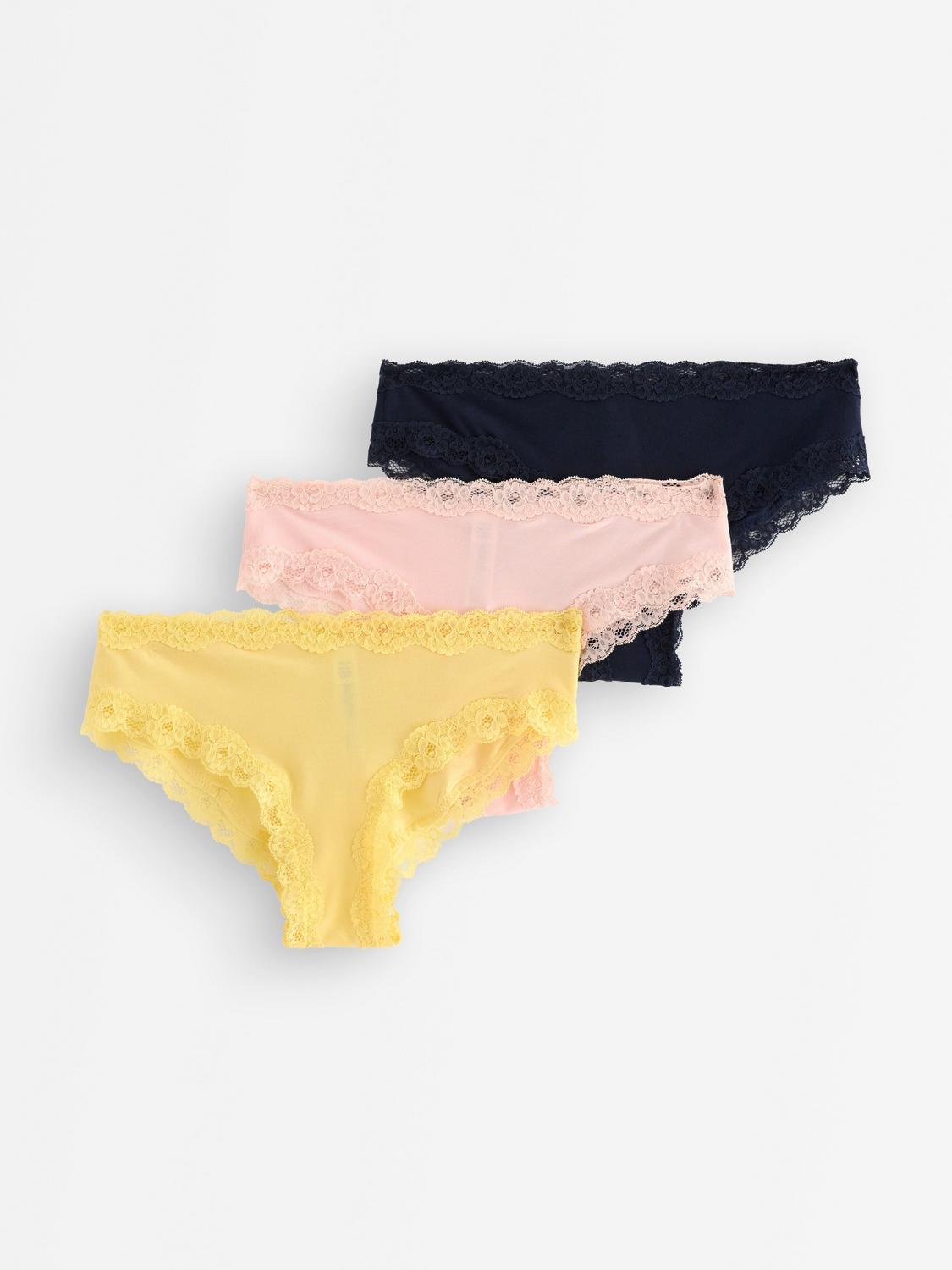 3-pack braziliantrosor med låg midja