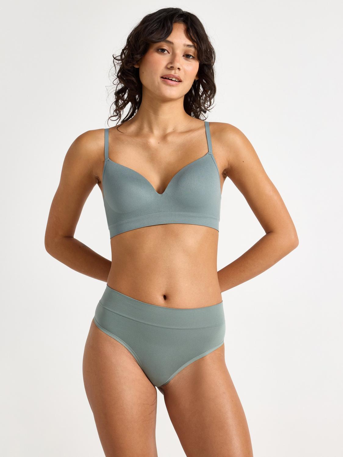 Seamless stringtrosa med hög midja