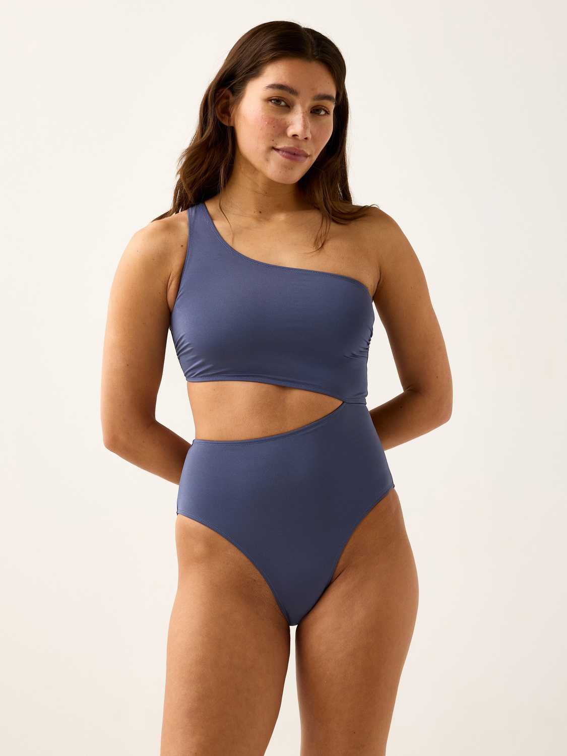 One shoulder baddräkt