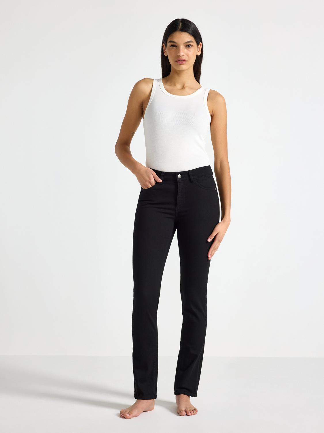 SLIM Ellen stretch jeans med medelhög midja