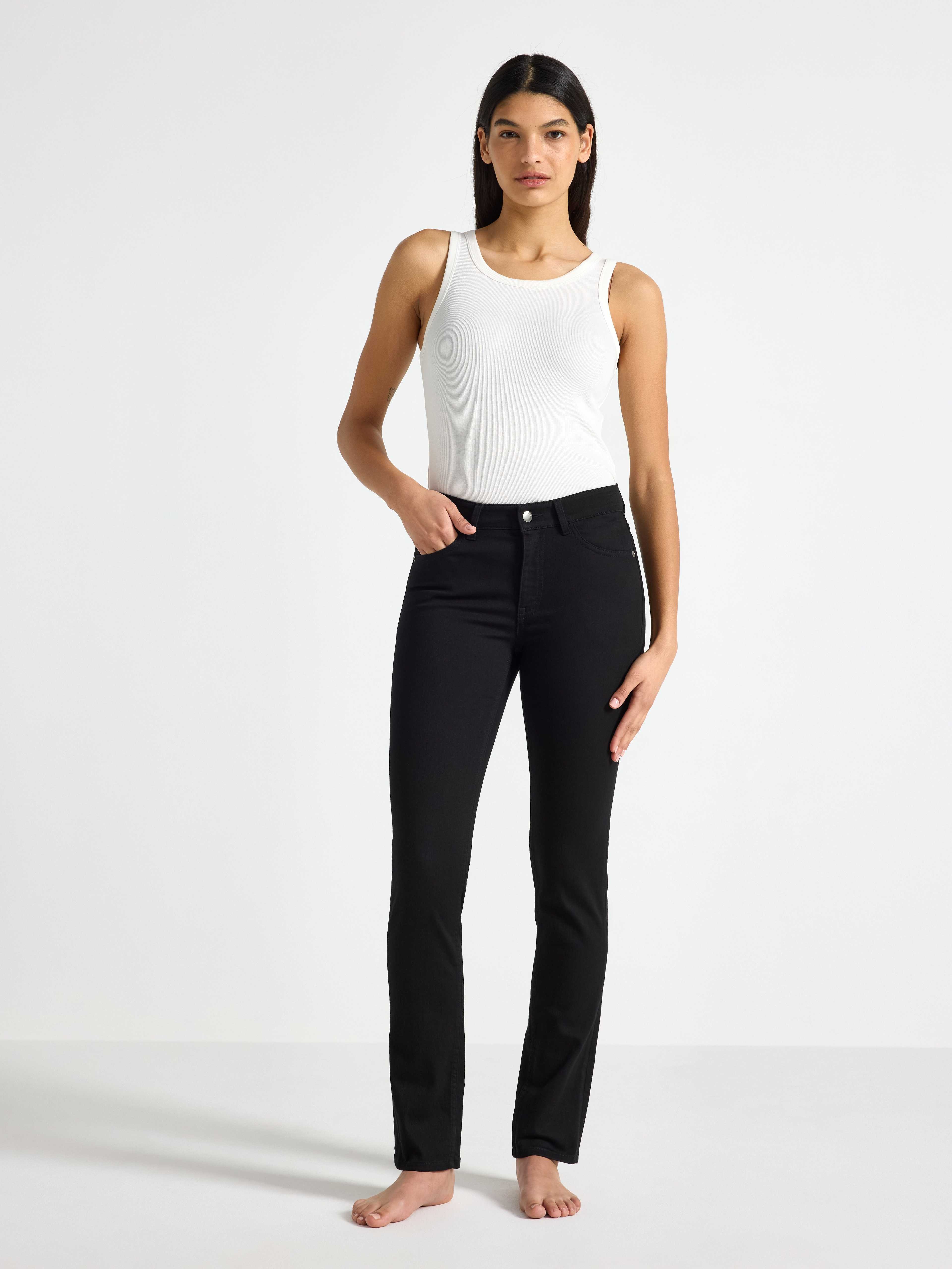SLIM Ellen stretch jeans med medelhög midja
