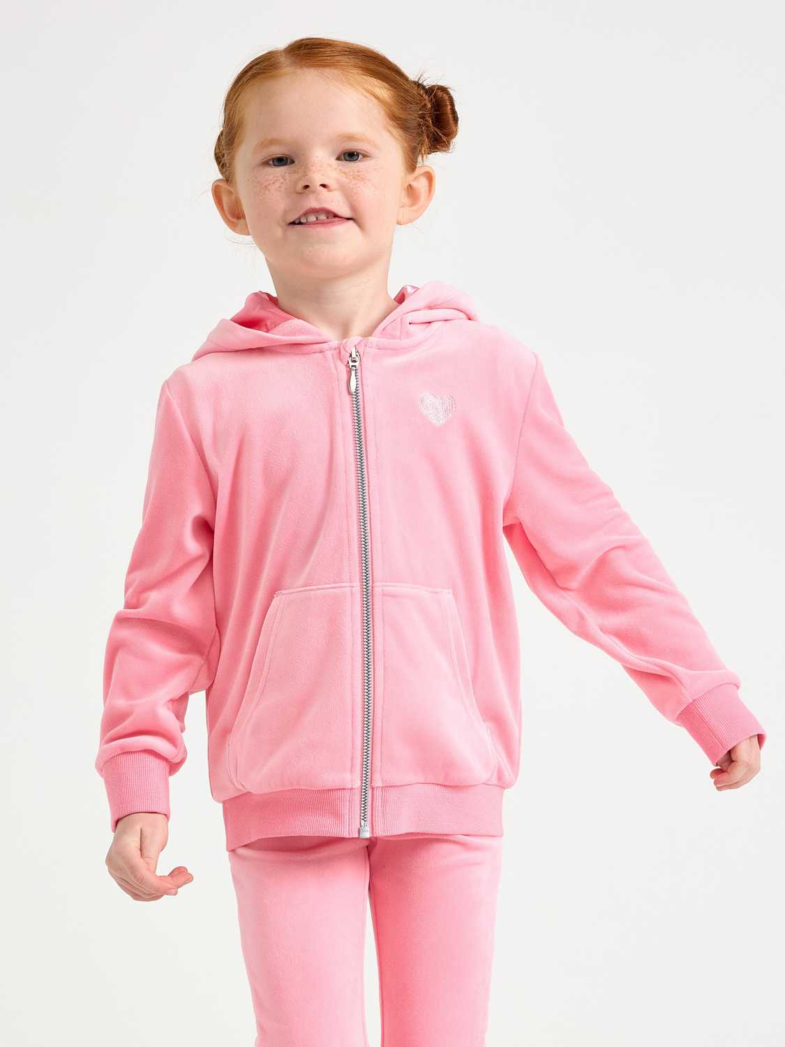 Hoodie i velour