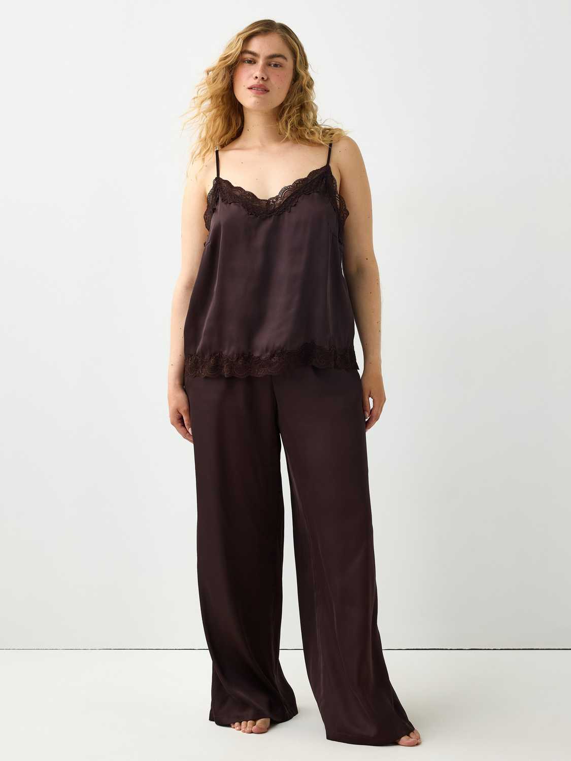 Pyjamasbyxor i satin