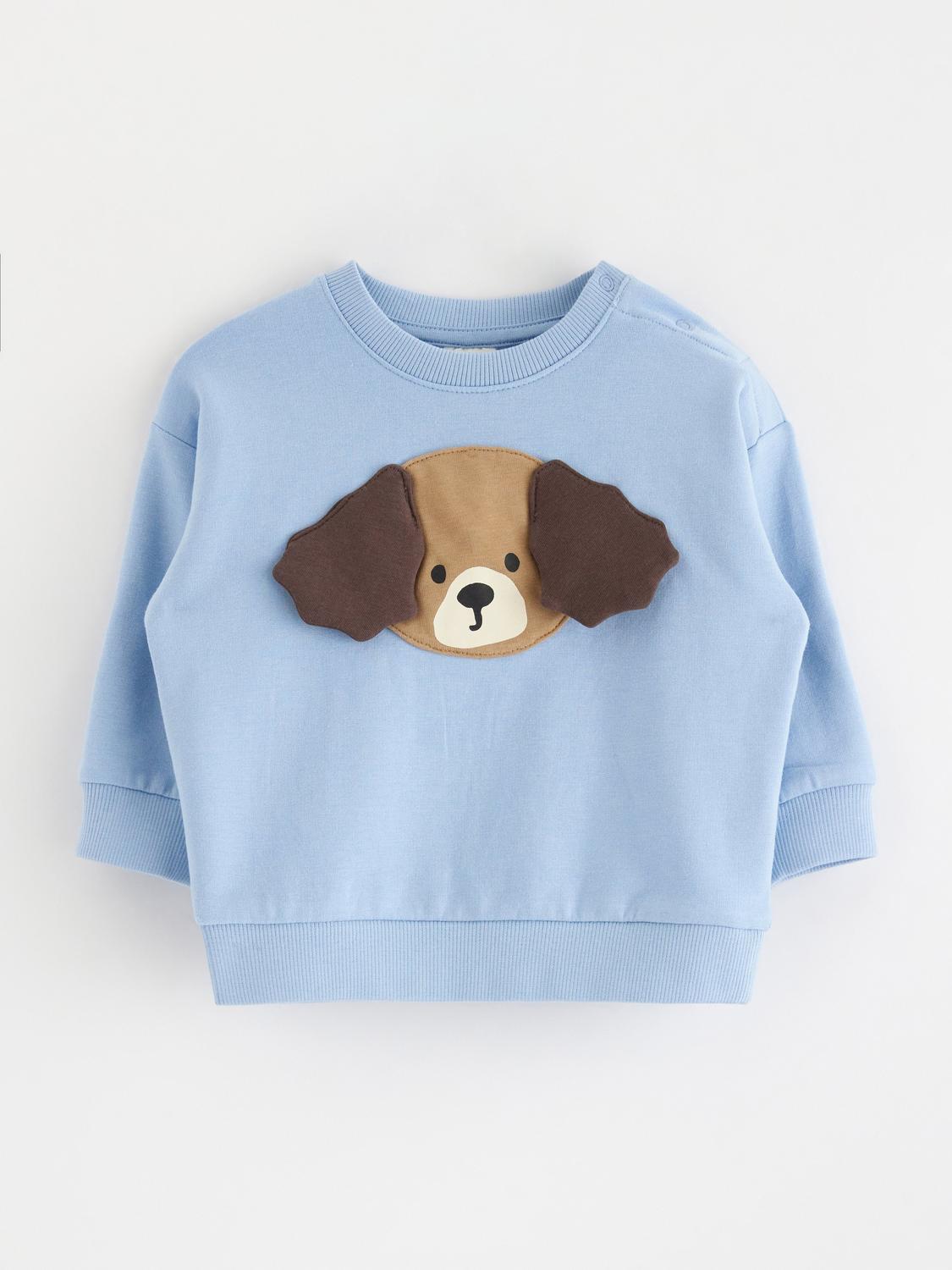 Sweatshirt med borstad insida