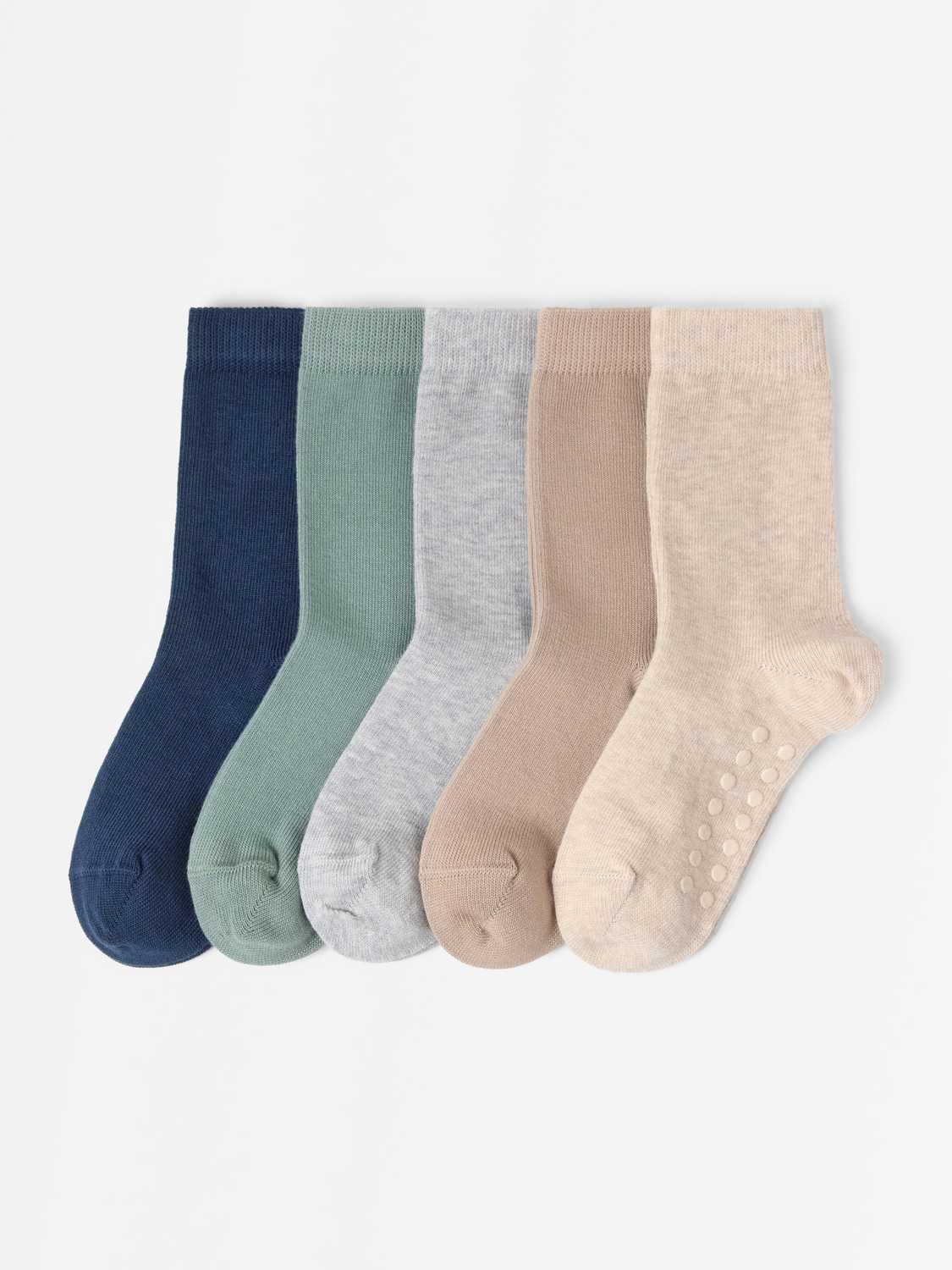 5-pack strumpor med halkskydd