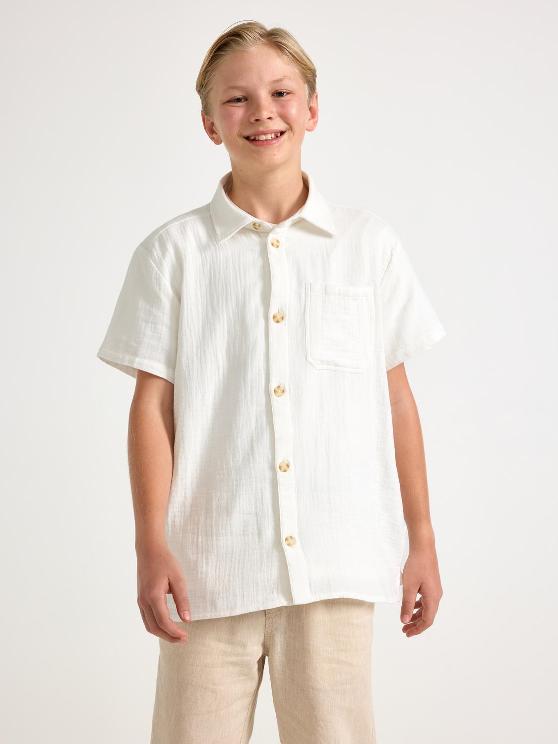 Skjorta i bomullsväv