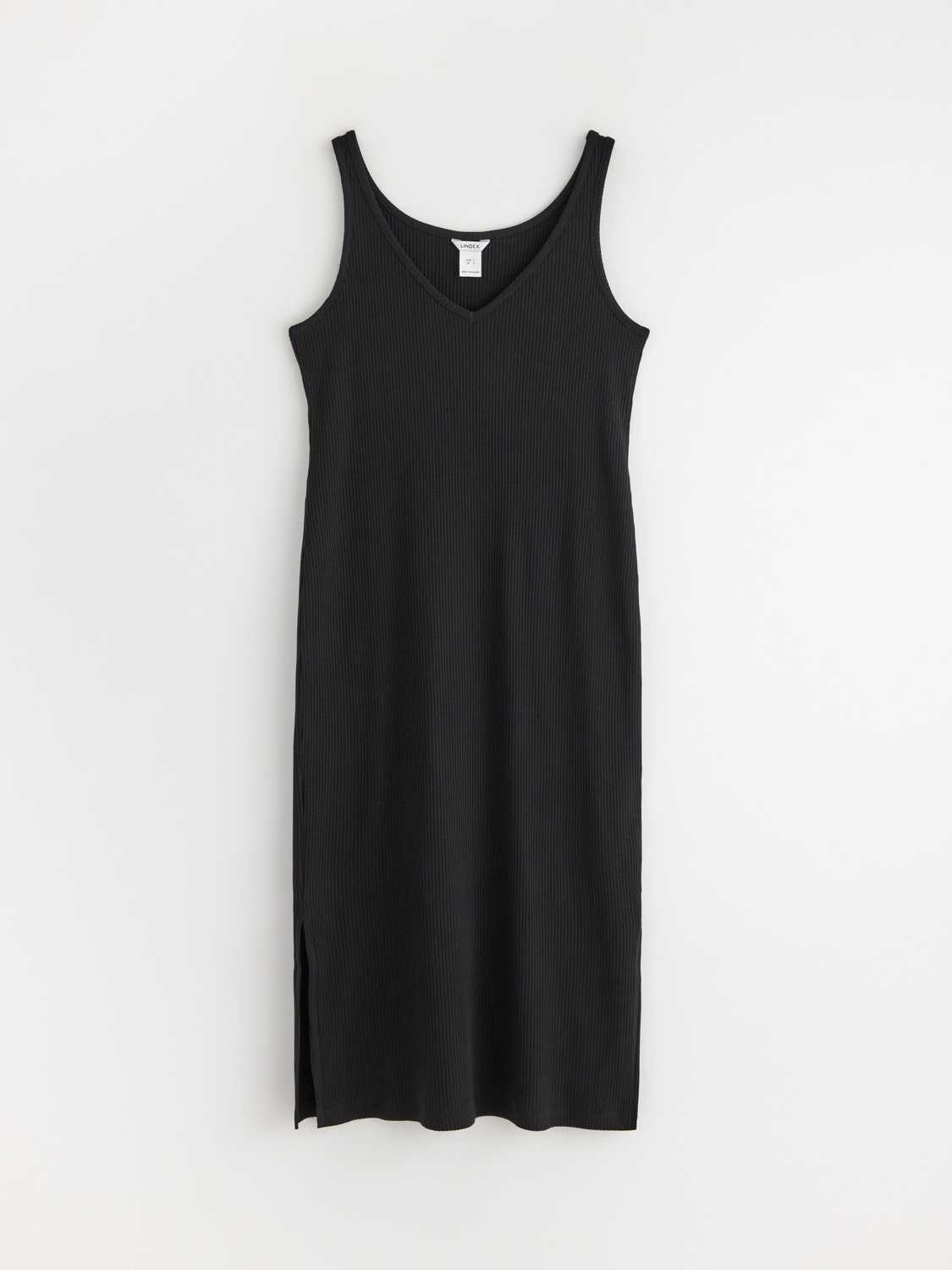 MOM ribbed midi dress