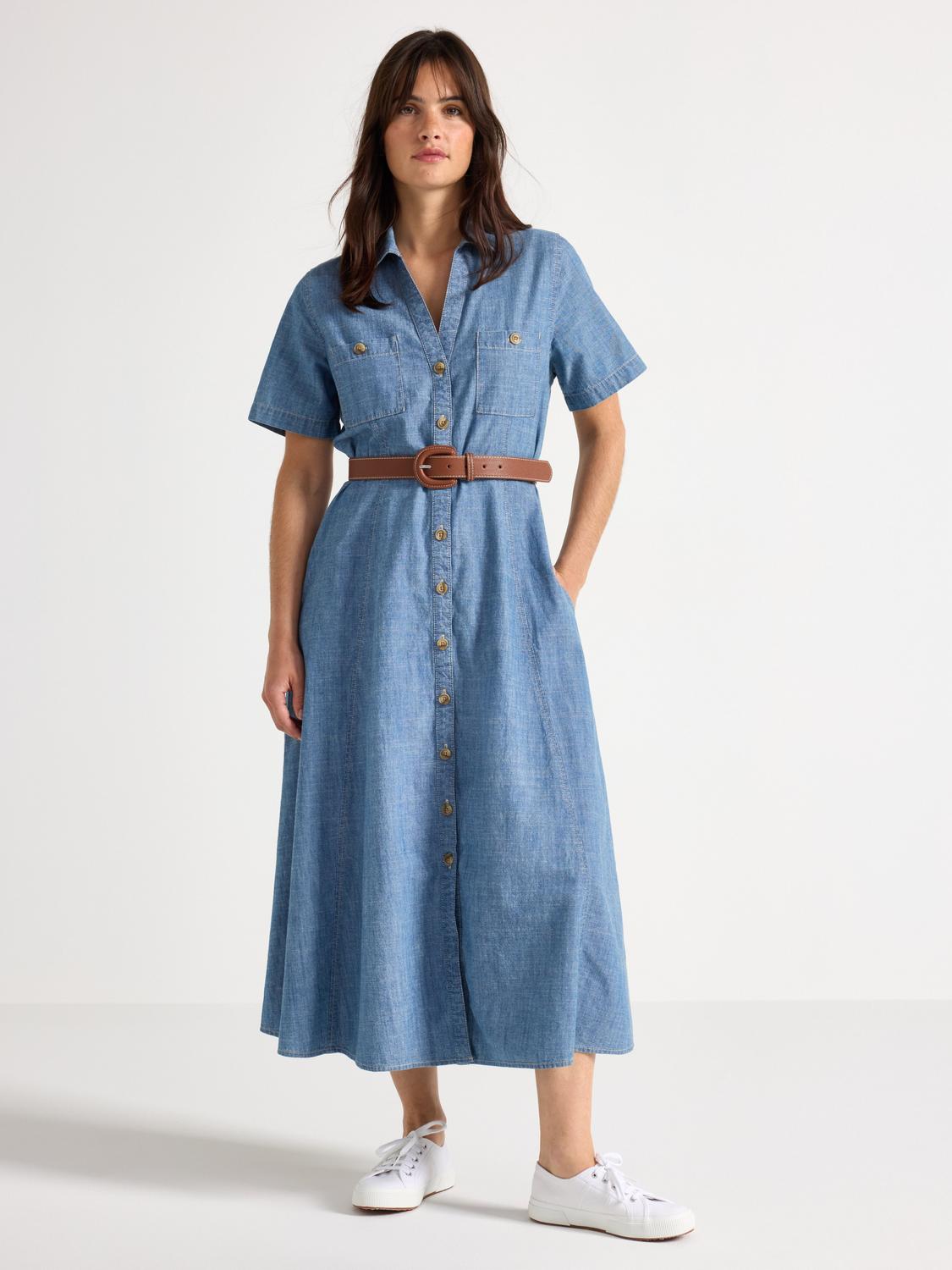 Skjortklänning i chambray