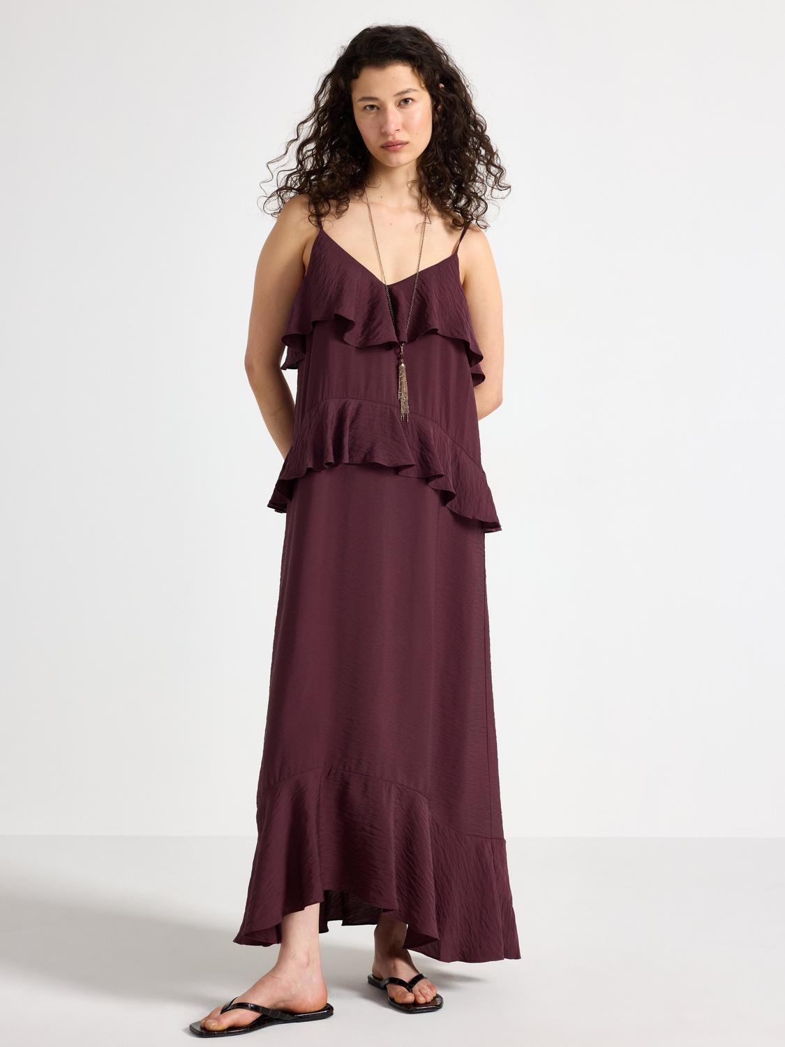 Ärmlös maxiklänning