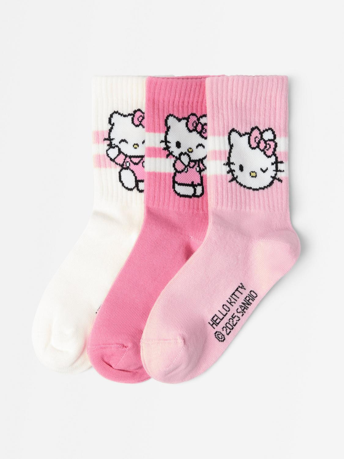 3-pack Hello Kitty strumpor
