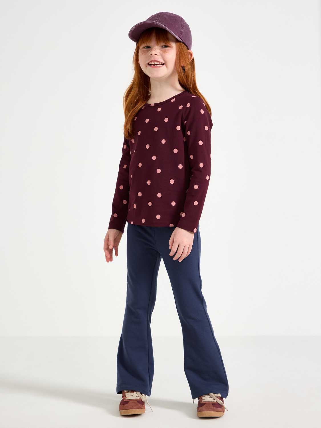 Utsvängda leggings med borstad insida