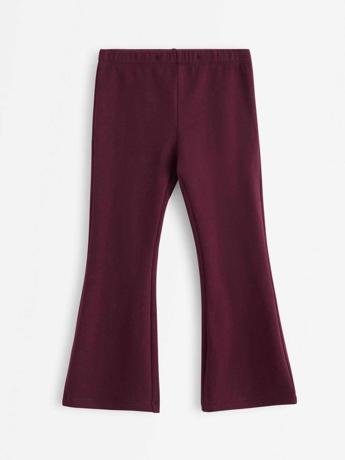 Utsvängda leggings med borstad insida