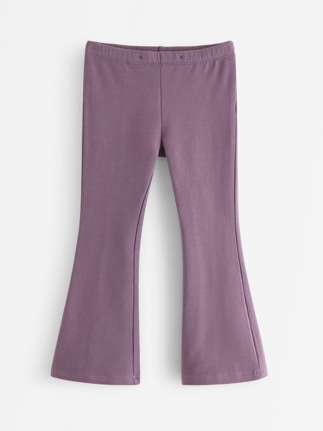 Utsvängda leggings med borstad insida