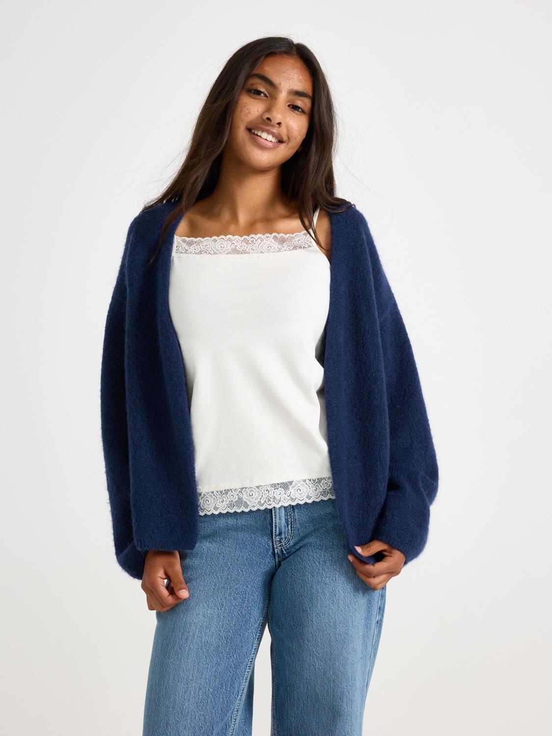 Stickad cardigan
