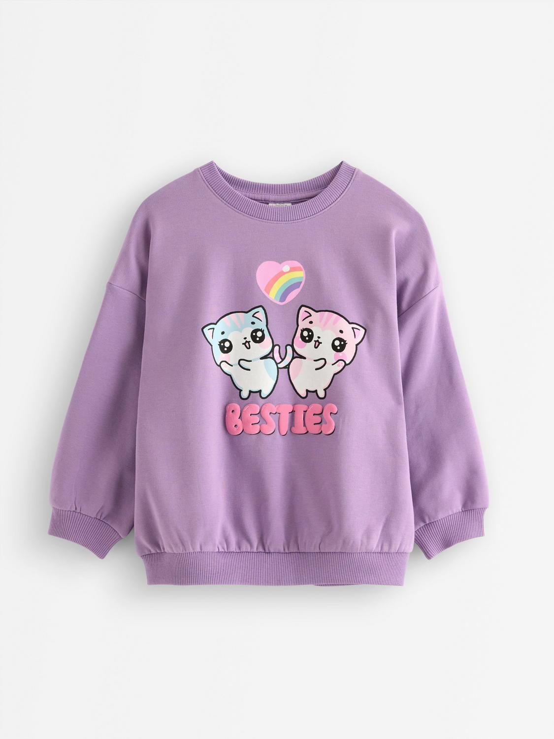 Sweatshirt med borstad insida