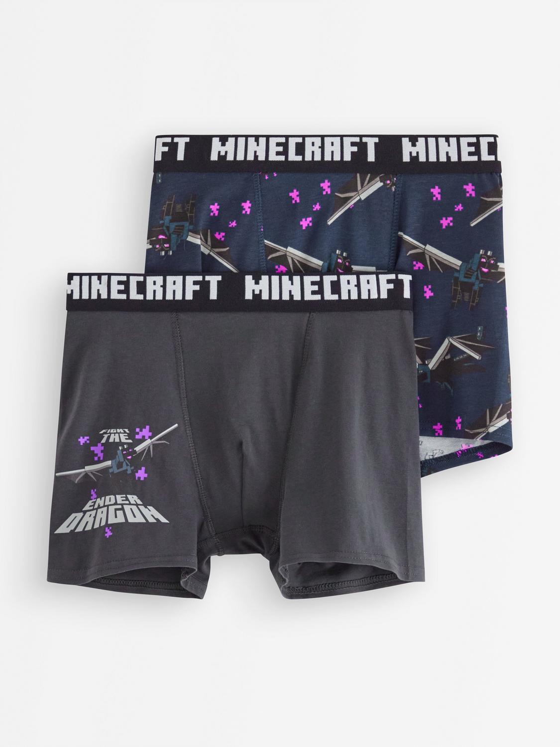 2-pack Minecraft boxershorts