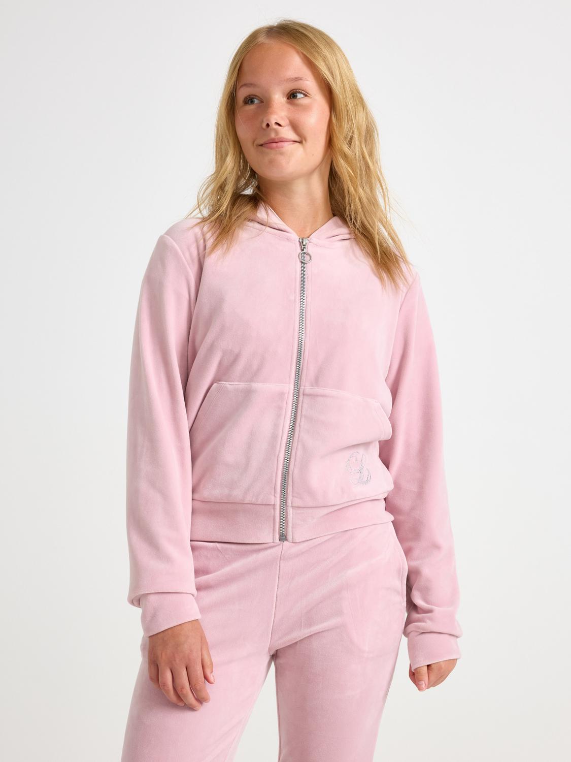 Hoodie i velour