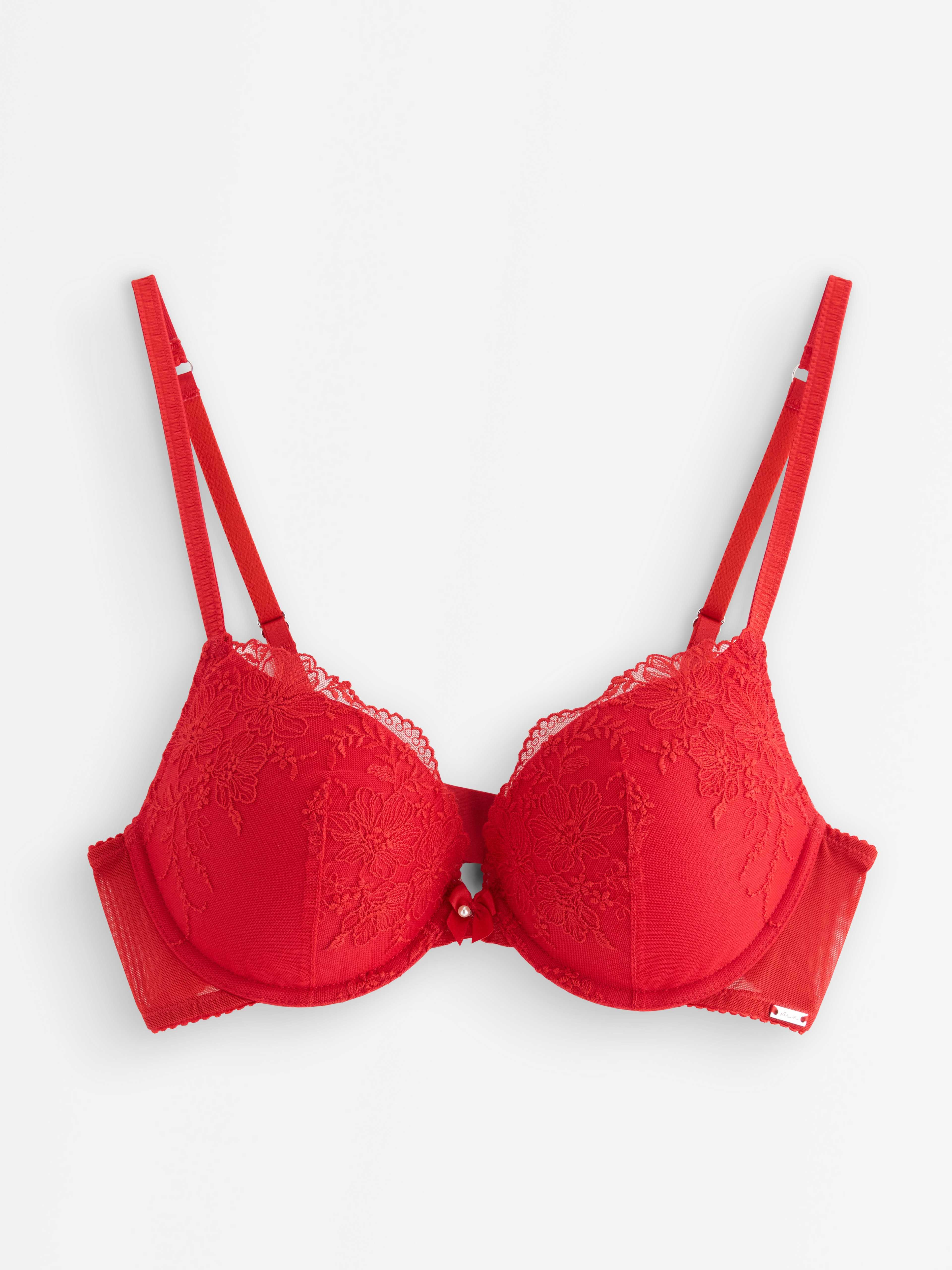 ella m Malva push-up bh med spets