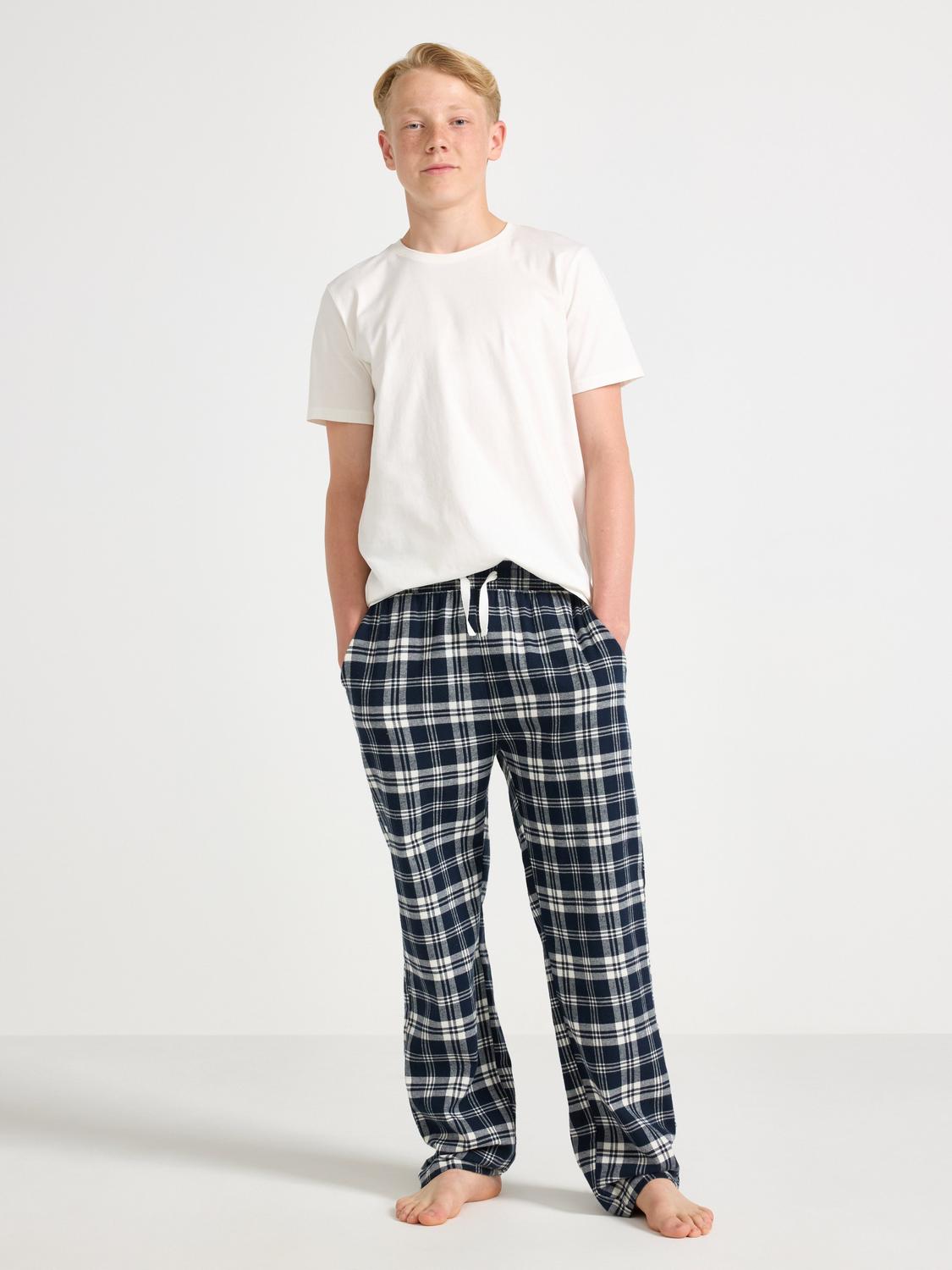 Pyjamasbyxor i flanell
